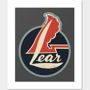 Retro Vintage Lear Jet 1960s Posters and Art